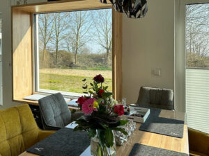 Esstisch Blick in die Natur